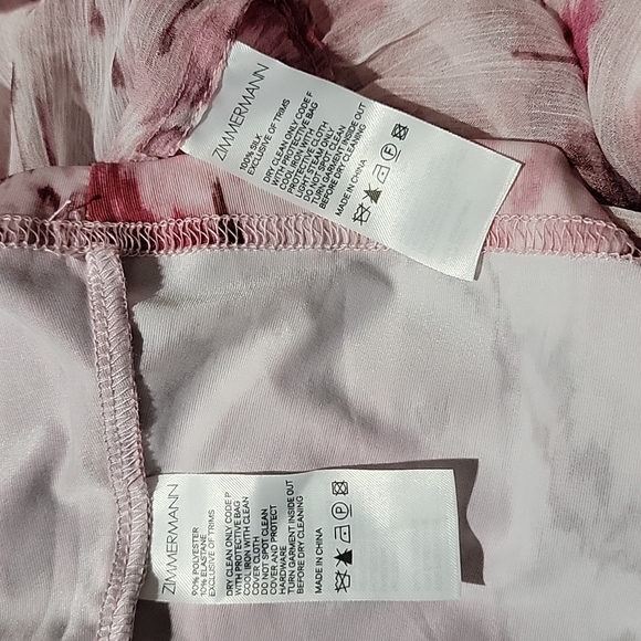 Zimmermann Wavelength Asymmetrical Blouse